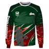 NRL South Sydney Rabbitohs Custom Name Number Fishing T59 Sweatshirt
