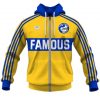 NRL Parramatta Eels Custom Name Number 1980 Vintage Retro Jersey Zip Up Hoodie