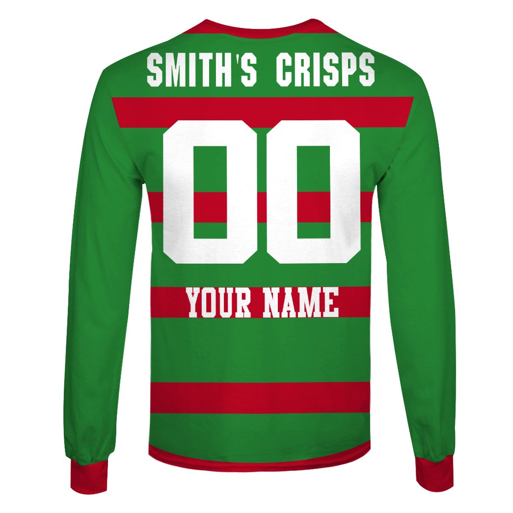 NRL South Sydney Rabbitohs Custom Name Number 1989 Vintage Retro Jersey Sweatshirt NRL South Sydney Rabbitohs Custom Name Number 1989 Vintage Retro Jersey Sweatshirt