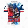 NRL Sydney Roosters Legend Brad Fittler T-Shirt