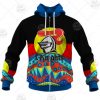 NRL Newcastle Knights Dinky Di Lover Aboriginal Flag x Indigenous Zip Up Hoodie