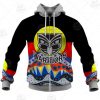 NRL New Zealand Warriors Dinky Di Lover Aboriginal Flag x Indigenous Zip Up Hoodie