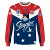 NRL Sydney Roosters Custom Name Number x Bluey Jersey Sweatshirt