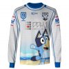 NRL Canterbury-Bankstown Bulldogs Custom Name Number x Bluey Jersey Sweatshirt