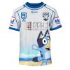 NRL Canterbury-Bankstown Bulldogs Custom Name Number x Bluey Jersey T-Shirt