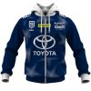 NRL North Queensland Cowboys Custom Name Number NRL Nines 2020 Jersey Zip Up Hoodie