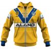 NRL Parramatta Eels Custom Name Number NRL Nines 2020 Jersey Zip Up Hoodie