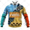 NRL Gold Coast Titans Custom Name Number 2021 On Field Indigenous Jersey Zip Up Hoodie