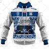 NRL Canterbury-Bankstown Bulldogs Custom Name Number On Field Indigenous Jersey 2021 Zip Up Hoodie