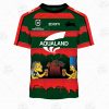 NRL South Sydney Rabbitohs Custom Name Number x The Simpsons 2020 Halloween Kids T-Shirt