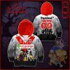 NRL St. George Illawarra Dragons Custom Name Number x The Simpsons 2020 Halloween Kids Pullover Hoodie