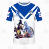 NRL Canterbury-Bankstown Bulldogs Custom Name Number x The Simpsons 2020 Halloween T-Shirt