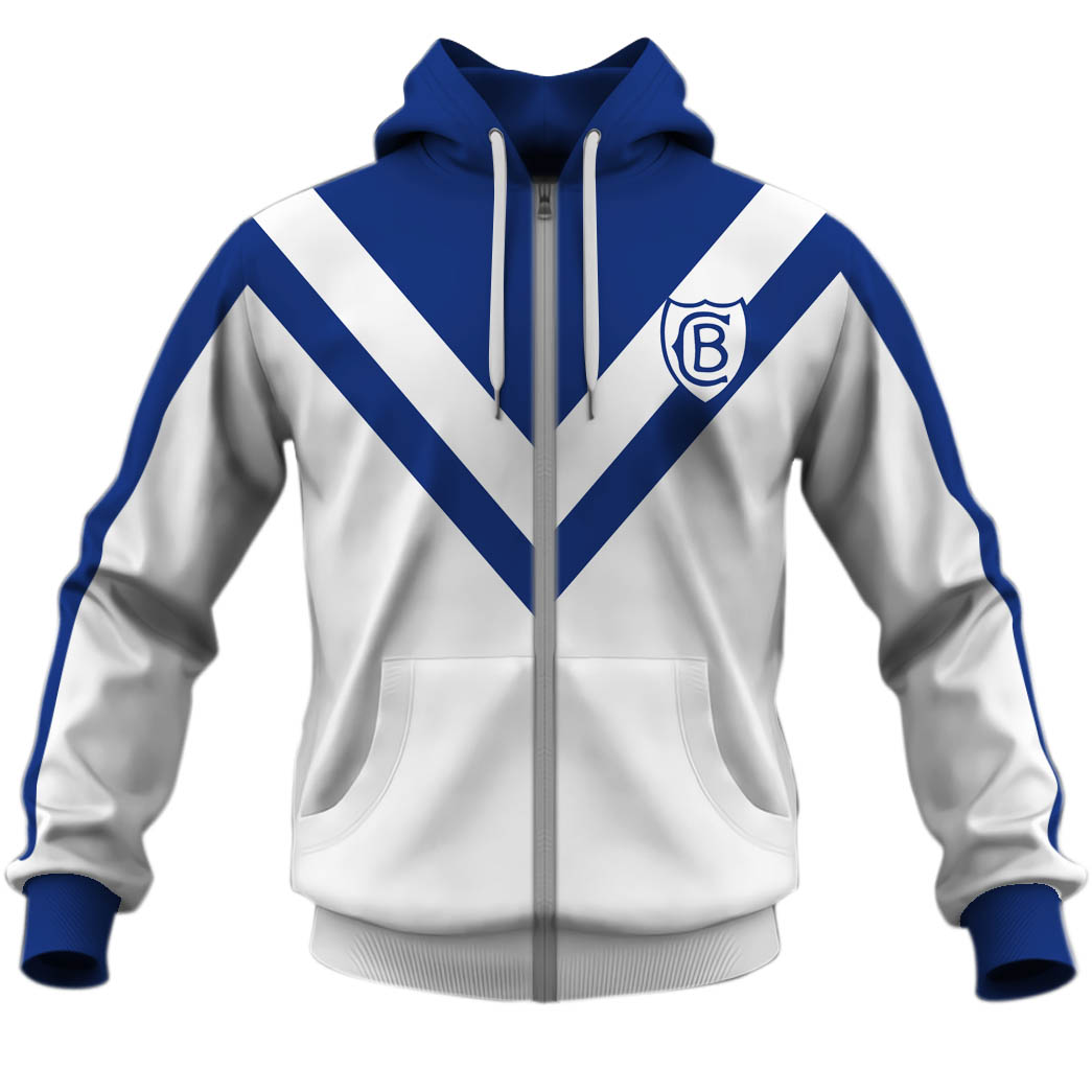 NRL Canterbury-Bankstown Bulldogs Custom Name Number Vintage Retro Jersey 1967 Zip Up Hoodie NRL Canterbury-Bankstown Bulldogs Custom Name Number Vintage Retro Jersey 1967 Zip Up Hoodie