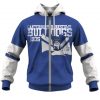 NRL Canterbury-Bankstown Bulldogs Custom Name Number Retro Flag Jersey 1935 Zip Up Hoodie
