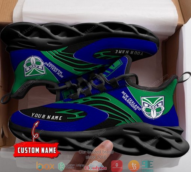 NRL New Zealand Warriors Custom Name Max Soul Shoes V4