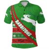 NRL South Sydney Rabbitohs Victorian Vibes Aboriginal Patterns Polo Shirt