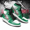 NRL South Sydney Rabbitohs Green White Air Jordan 1 High Sneakers
