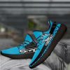 NRL Cronulla-Sutherland Sharks Blue Yeezy Boost Sneakers