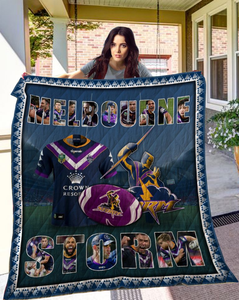 NRL Melbourne Storm Special Edition Quilt Blanket