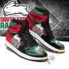 NRL South Sydney Rabbitohs Green Red Air Jordan 1 High Sneakers