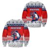 NRL Sydney Roosters Christmas Style Kids Sweatshirt