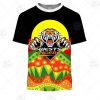 NRL Wests Tigers Dinky Di Lover Aboriginal Flag x Indigenous T-Shirt