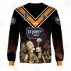 NRL Wests Tigers Custom Name Number x The Simpsons 2020 Halloween Jersey Sweatshirt