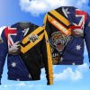 NRL Wests Tigers Custom Name Australian Flag Sweatshirt