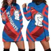NRL Newcastle Knights Simple Style Women Hoodie Dress