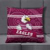 NRL Manly Warringah Sea Eagles Indigenous Square Pillow Case