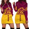 NRL Brisbane Broncos Aboriginal Women Hoodie Dress