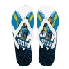 NRL Gold Coast Titans Mascot Indigenous Flip Flops