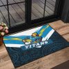NRL Gold Coast Titans Mascot Indigenous Rubber Doormat