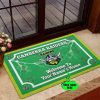 NRL Canberra Raiders Welcome To Home Custom Name Rubber Doormat
