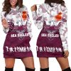 NRL Manly Warringah Sea Eagles ANZAC Day Camouflage Women Hoodie Dress