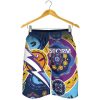 NRL Melbourne Storm Indigenous Men Beach Shorts V1