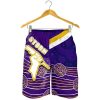 NRL Melbourne Storm Lightning Indigenous Men Beach Shorts