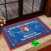 NRL Newcastle Knights Welcome To Home Custom Name Rubber Doormat
