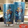 NRL Gold Coast Titans Mascot Custom Name Tumbler