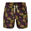 NRL Brisbane Broncos Leaves Men Beach Shorts