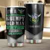 NRL Canberra Raiders I’m A Grumpy Old Man Custom Name Tumbler