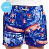 NRL Newcastle Knights Hawaiian Men Beach Shorts