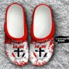 AFL St Kilda Saints Custom Name Red White Crocs