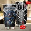NRL Penrith Panthers Custom Name Grey Mascot Tumbler