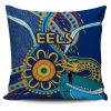 NRL Parramatta Eels Speical Indigenous Style Square Pillow Case