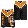 NRL Wests Tigers Black Orange Version Men Beach Shorts