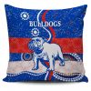 AFL Western Bulldogs Indigenous Bue Red Square Pillow Case