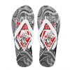 NRL St. George Illawarra Dragons Superman Indigenous Grey Flip Flops