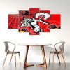 NRL St. George Illawarra Dragons New NAIDOC 5 Panel Canvas
