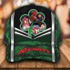 NRL Sydney Roosters Custom Name Mascot Green Classic Cap
